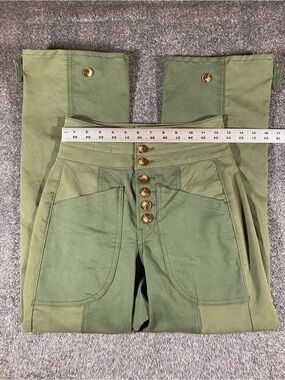 Veronica Beard Marley Convertible Leg Two Toned High Rise Pants